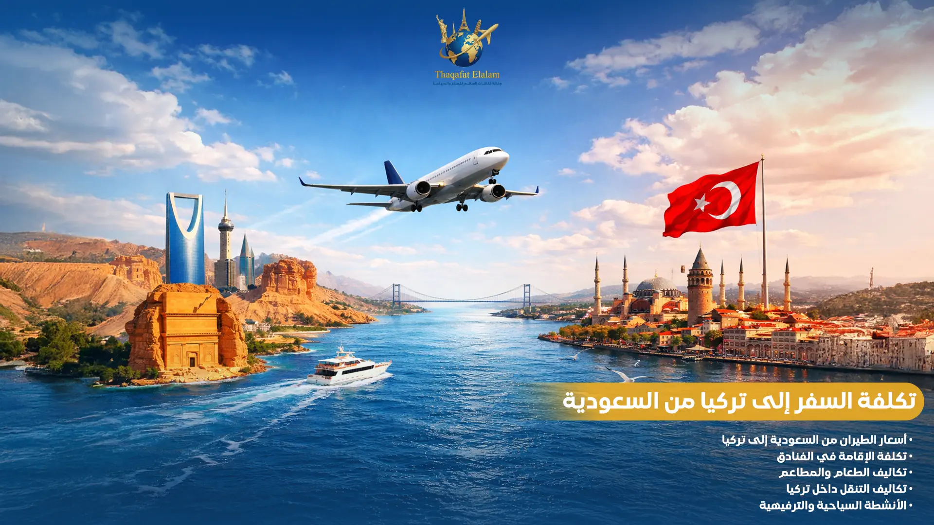 تكلفة السفر إلى تركيا من السعودية