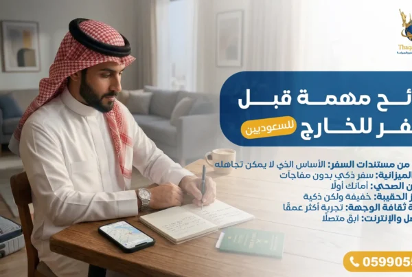 نصائح مهمة قبل السفر للخارج للسعوديين